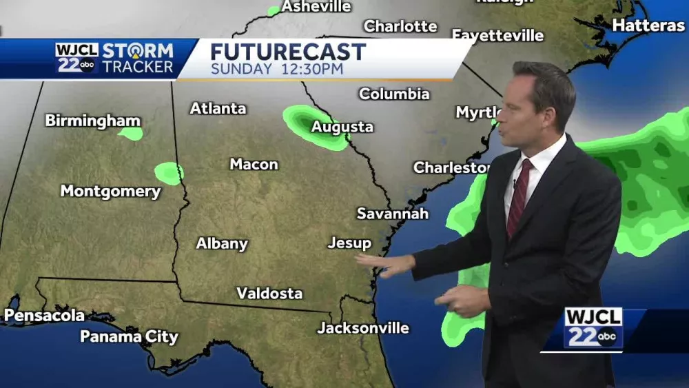 Warm and dry now, when rain showers return to the forecast