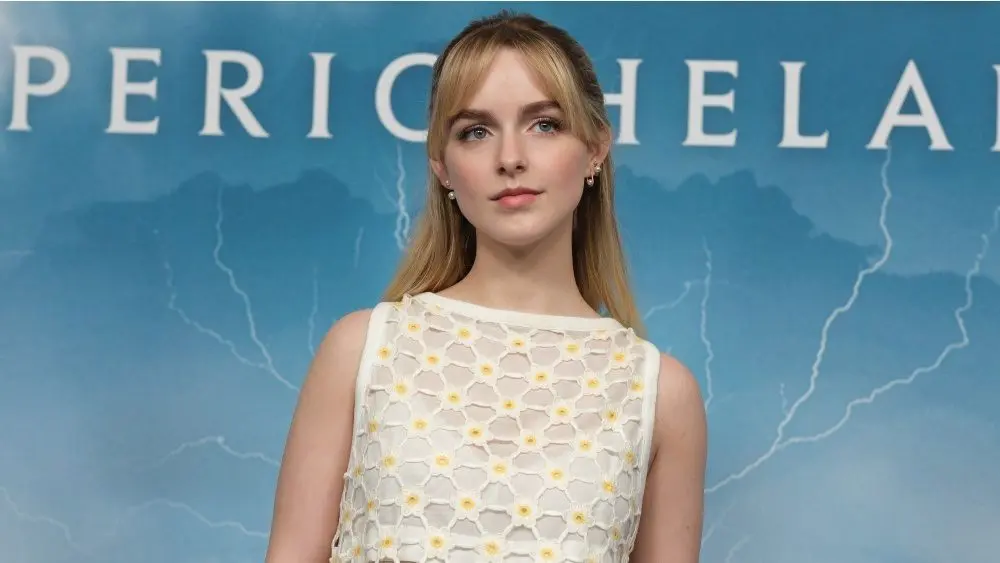 Actress Mckenna Grace attends the 'Cazafantasmas: El Imperio Helado' photocall at Mandarín Oriental Ritz Hotel on March 18^ 2024 in Madrid^ Spain.