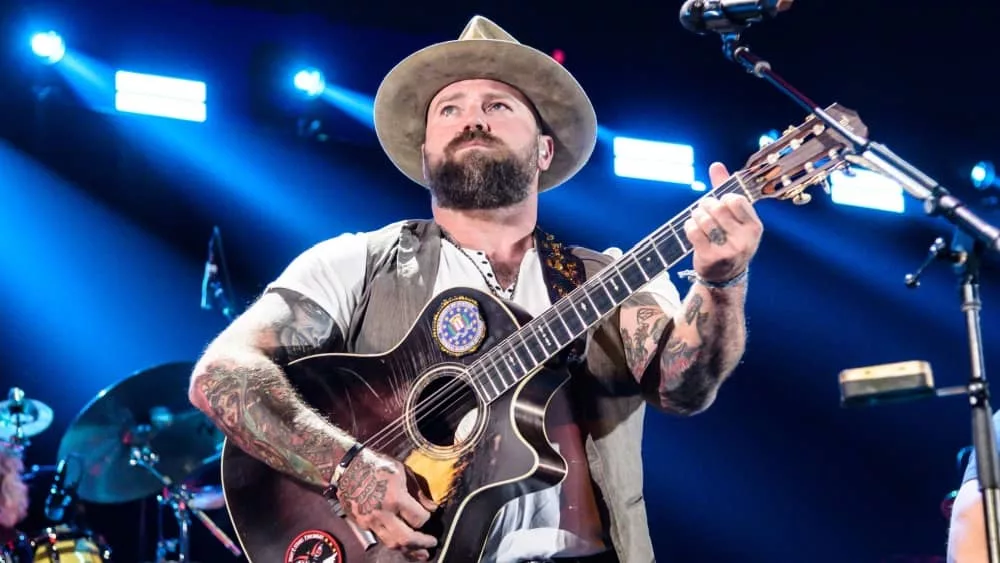 Zac Brown of Zac Brown Band performs in Las Vegas^ NV^ USA - September 21^ 2019: