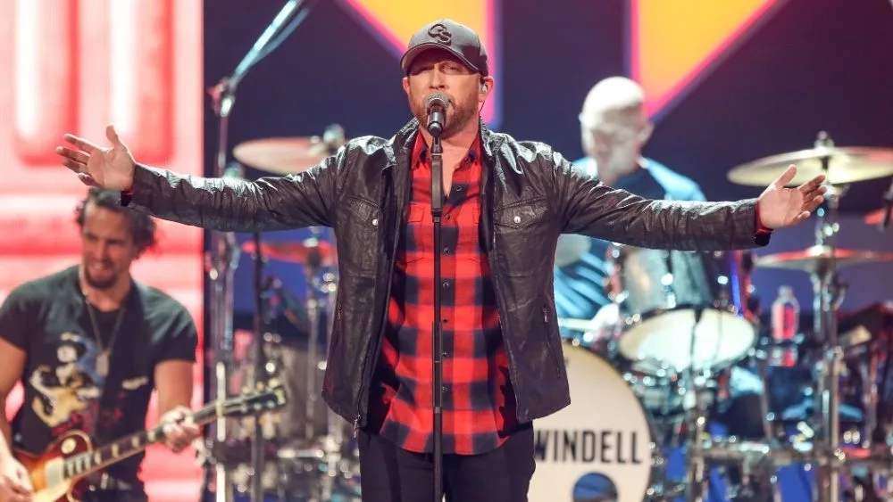 Cole Swindell performs onstage during the 2021 iHeartCountry Festival Presented By Capital One at The Frank C. Erwin Jr. Center on October 30^ 2021 in Austin^ Texas.