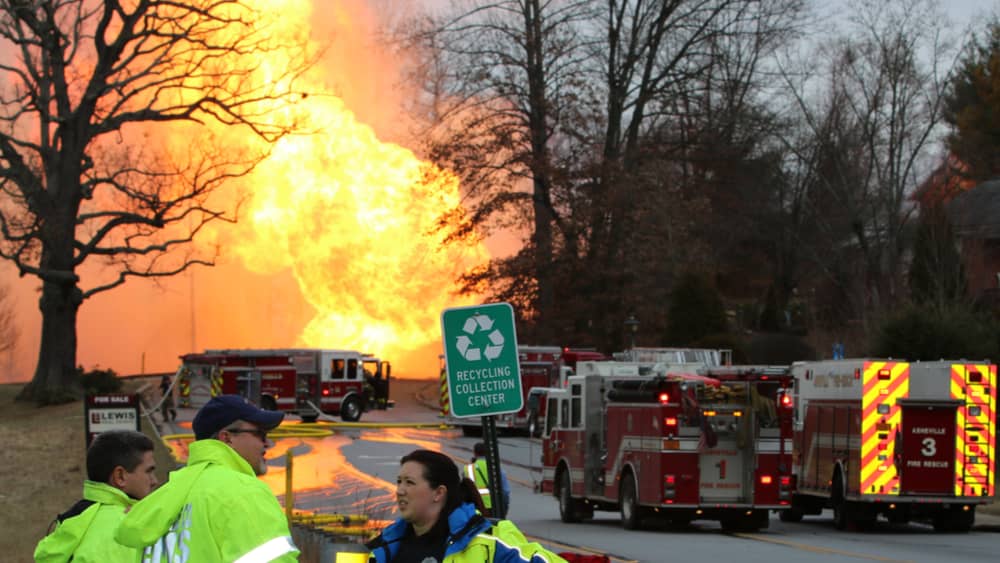 Nearly 6,000 residents are evacuated over fears of explosion due to