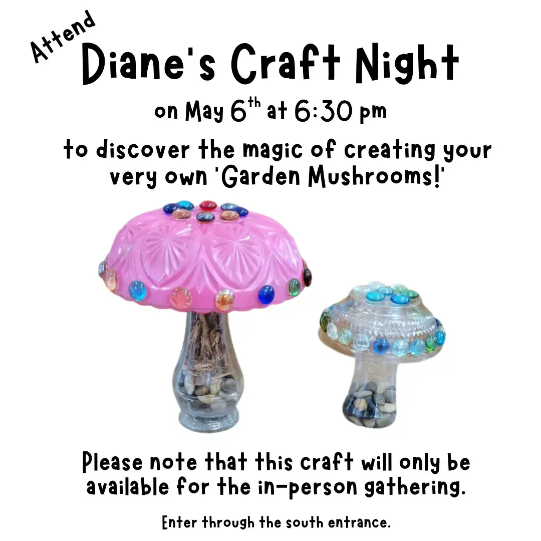 join-our-group-to-learn-how-to-create-your-own-garden-mushroom-png