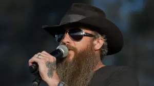 Cody Jinks joins Shooter Jennings jam at the Beachlife Ranch Festival Redondo Beach^ California USA - 09-23-2023: