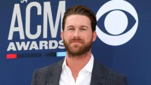 Riley Green at the 54th Academy of Country Music Awards at the MGM Grand Garden Arena on April 7^ 2019 in Las Vegas^ NV