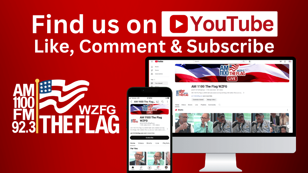 Graphic showing The Flag YouTube channel.