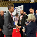 Eric Trump at the 2024 Republican National Convention / Photo by Flag Family Media