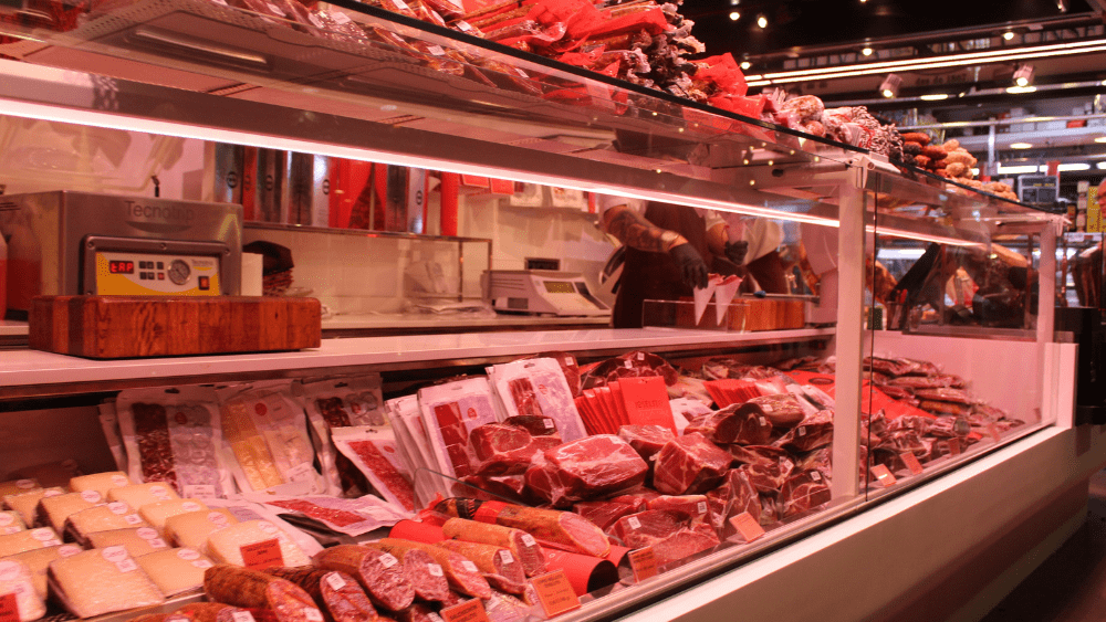 Deli Meats in a grocery store