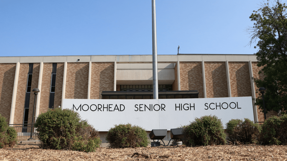 exterior of Moorhead Senior High School