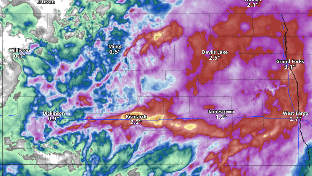 Rain totals MRMS