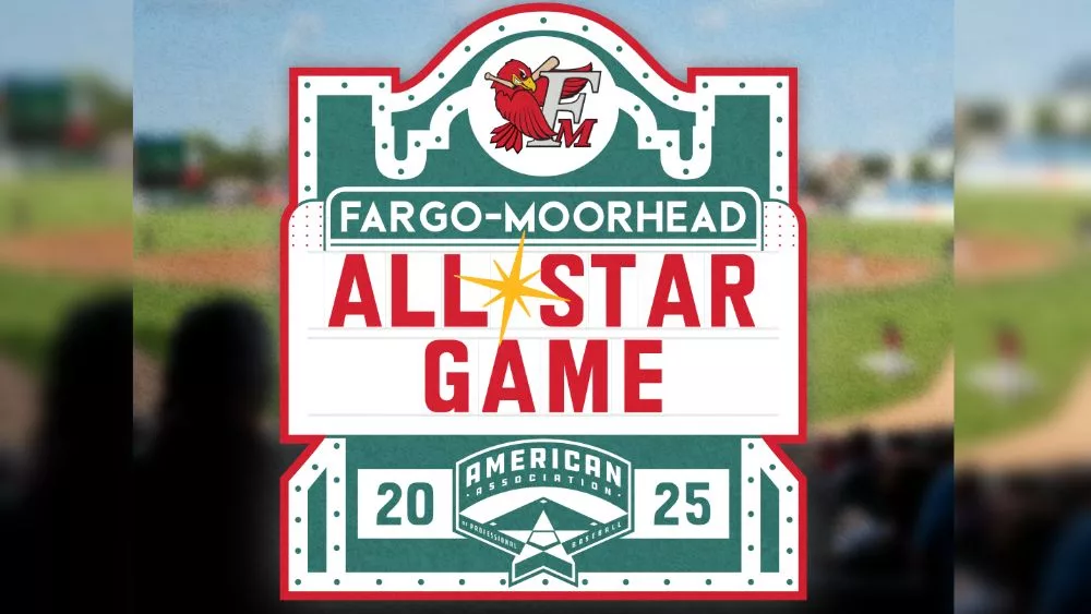 Fargo-Moorhead RedHawks 2025 All-Star Game Logo