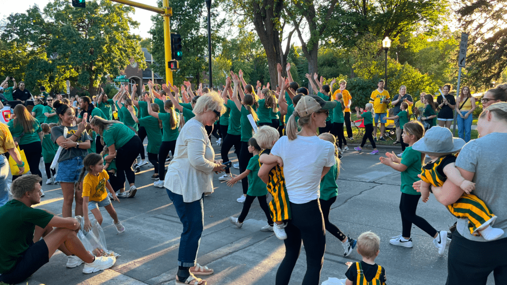 Homecoming parade at NDSU