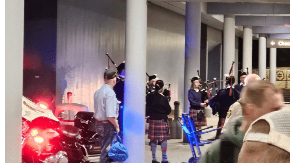 Veterans begin arriving at Fargo’s Hector International Airport for the latest Honor Flight to Washington^ D.C. / Photo courtesy of The Coffee Club Facebook page