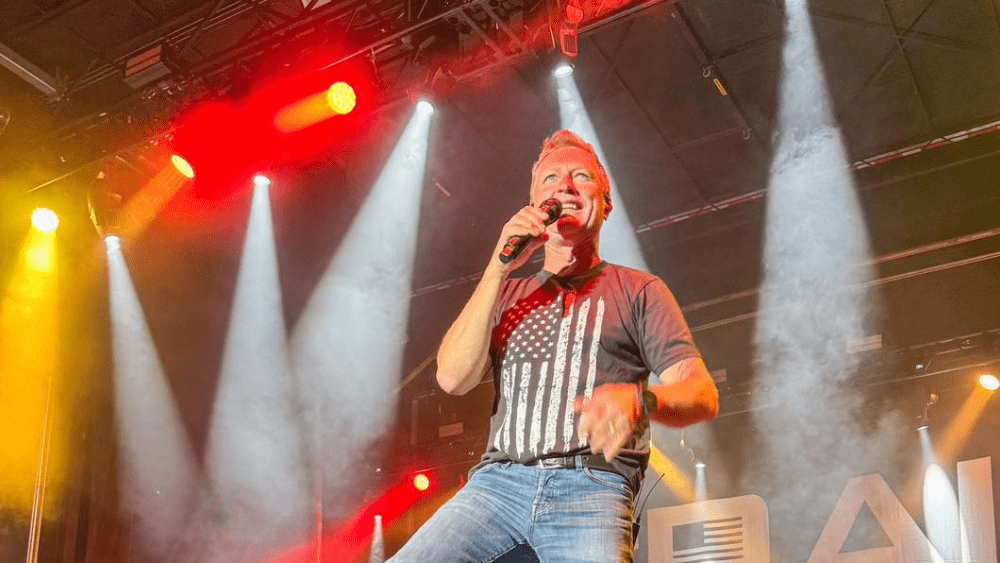 music performer on stage