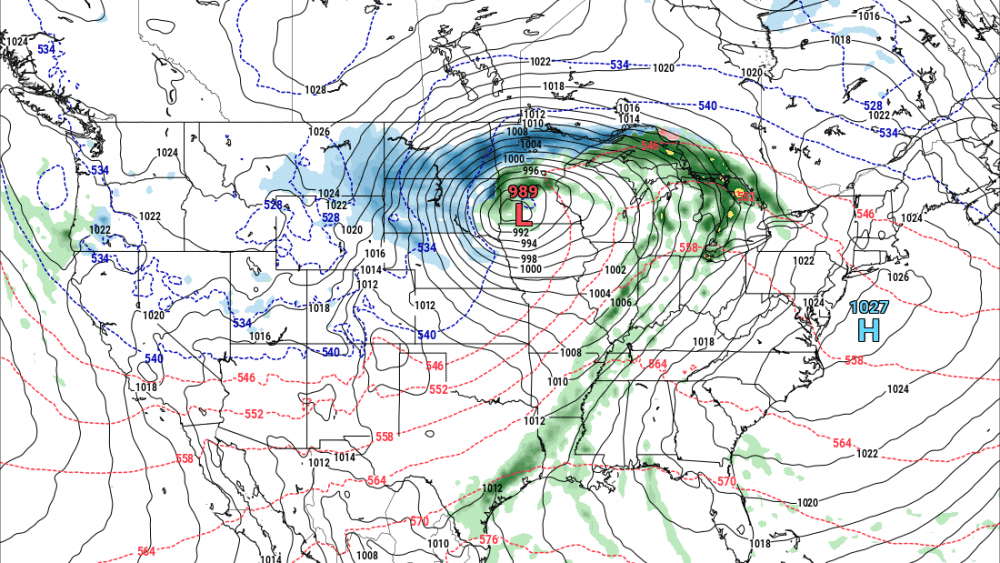 Weekend storm