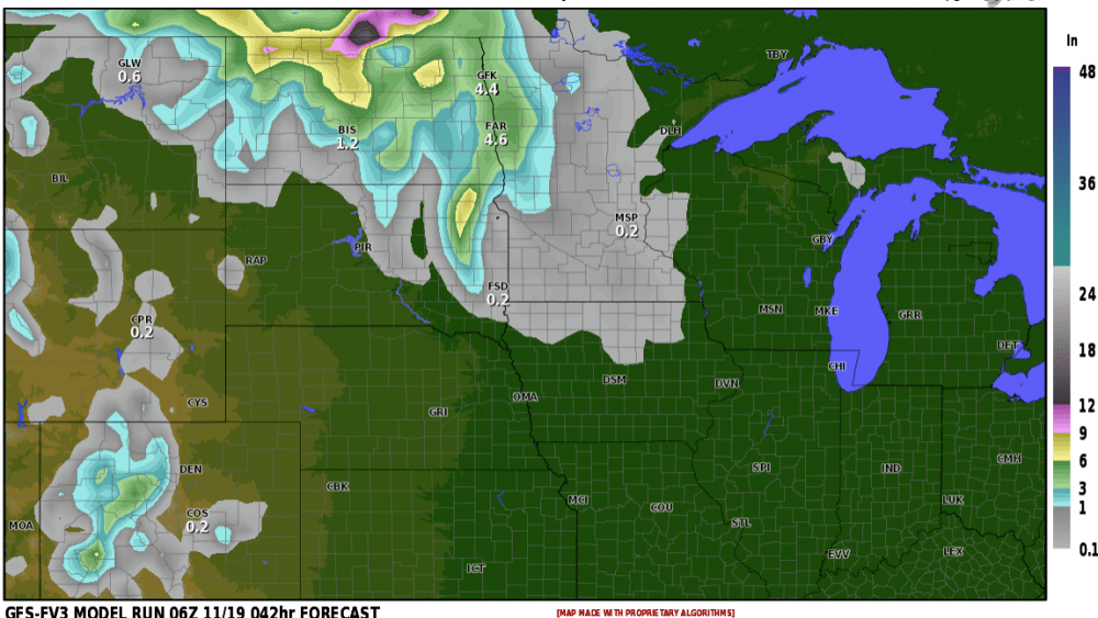 upcoming snow