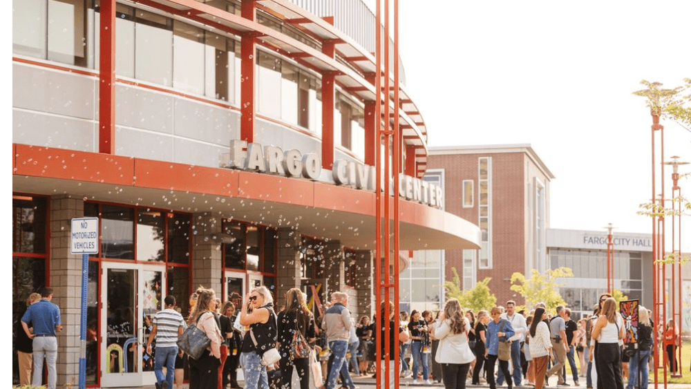 people outside a building