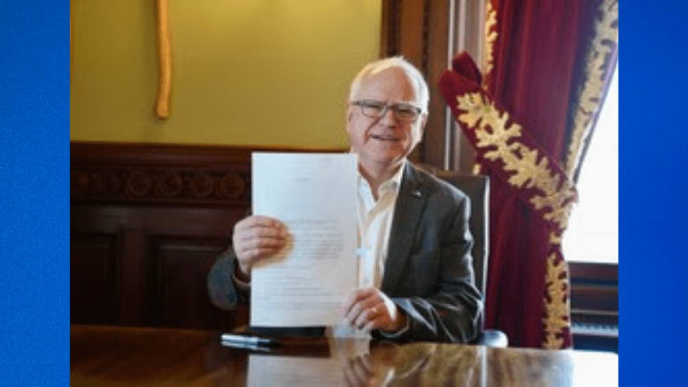 Tim Walz signs bill