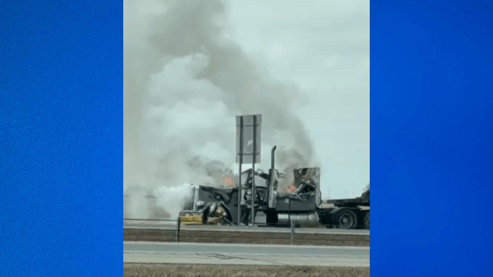 Moorhead semi fire