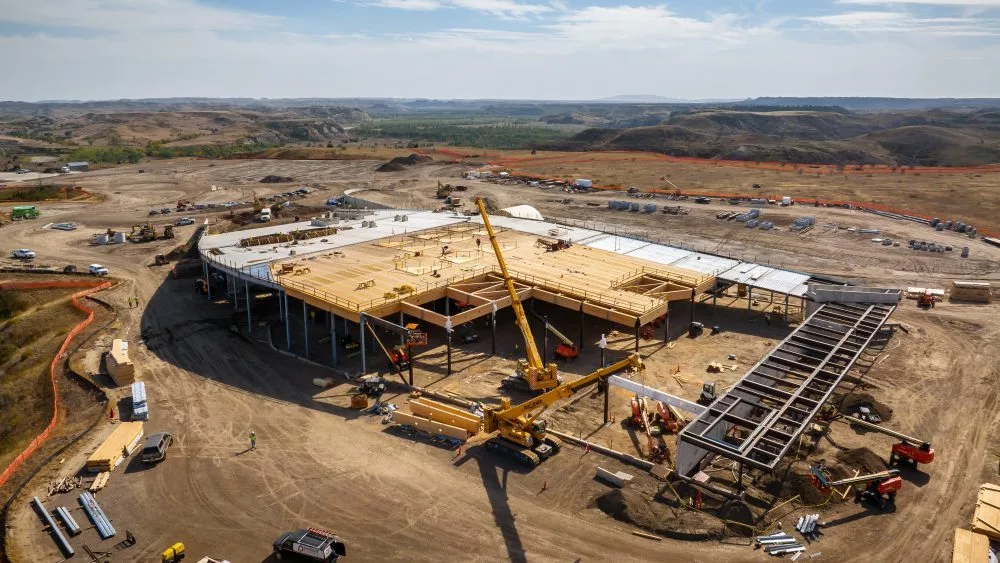 Theodore Roosevelt Presidential Museum construction
