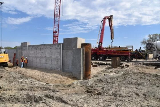 Moorhead 11th Street underpass construction