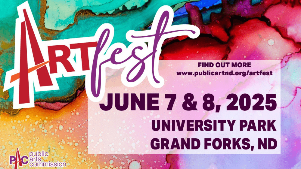 Image of billboard for ArtFest in Grand Forks