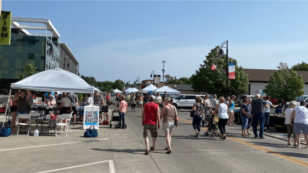 Image of scene at prior West Fargo Street Fair event