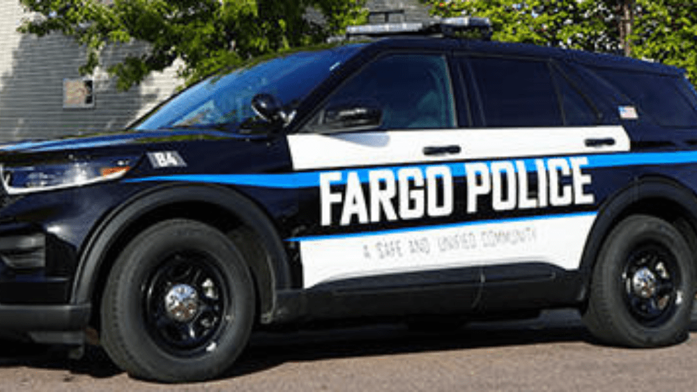 Image of Fargo police cruiser parked on a street