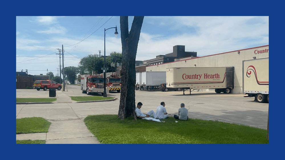fire trucks respond