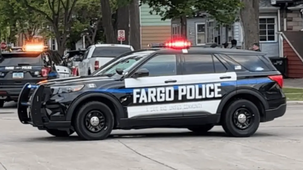 Image of Fargo police vehicles
