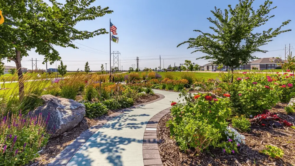 A garden