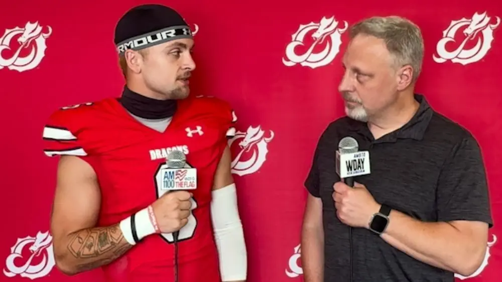 2 guys having a conversation