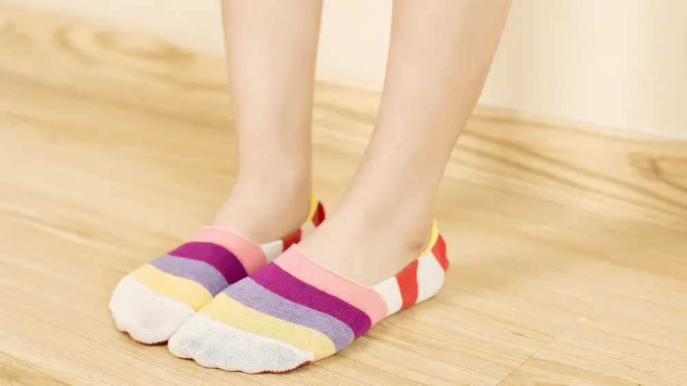 socks on feet
