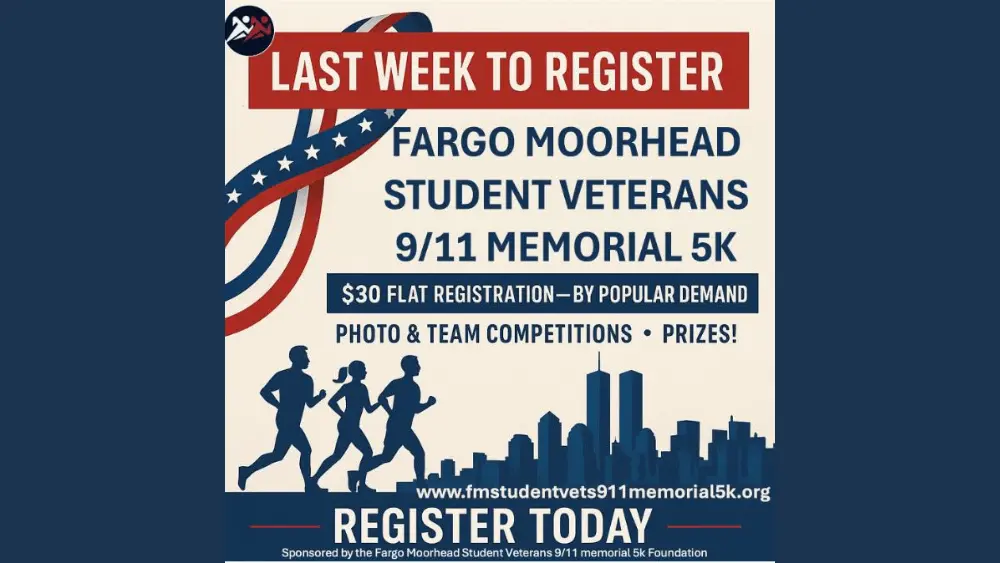 Image of poster listing details about the 5k race