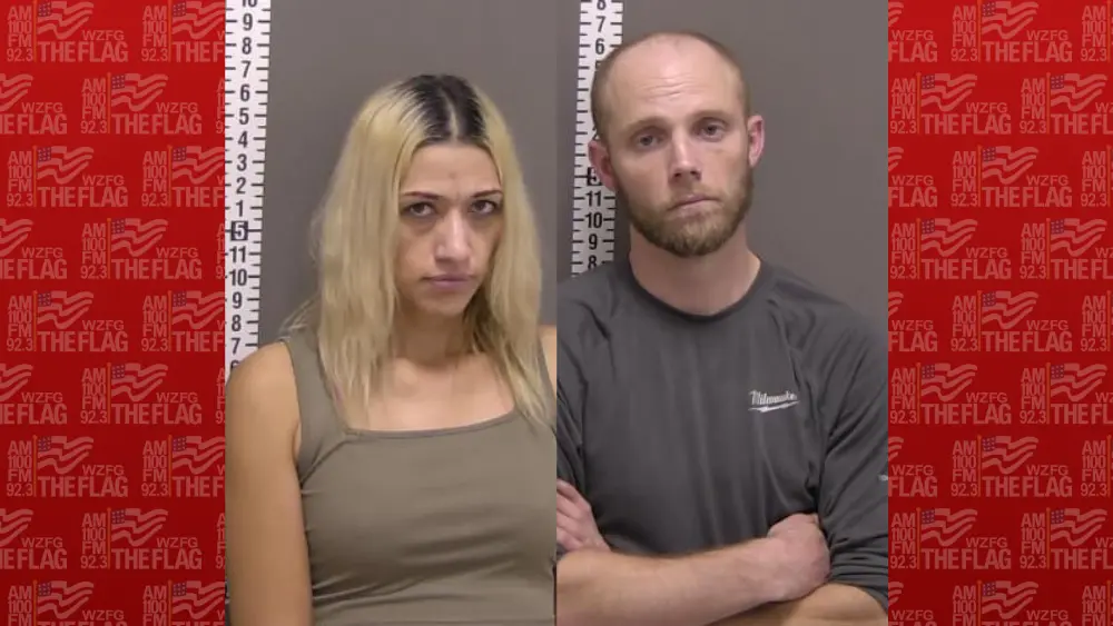 Mugshots of Bryan Paridon and Marguerite Nelson