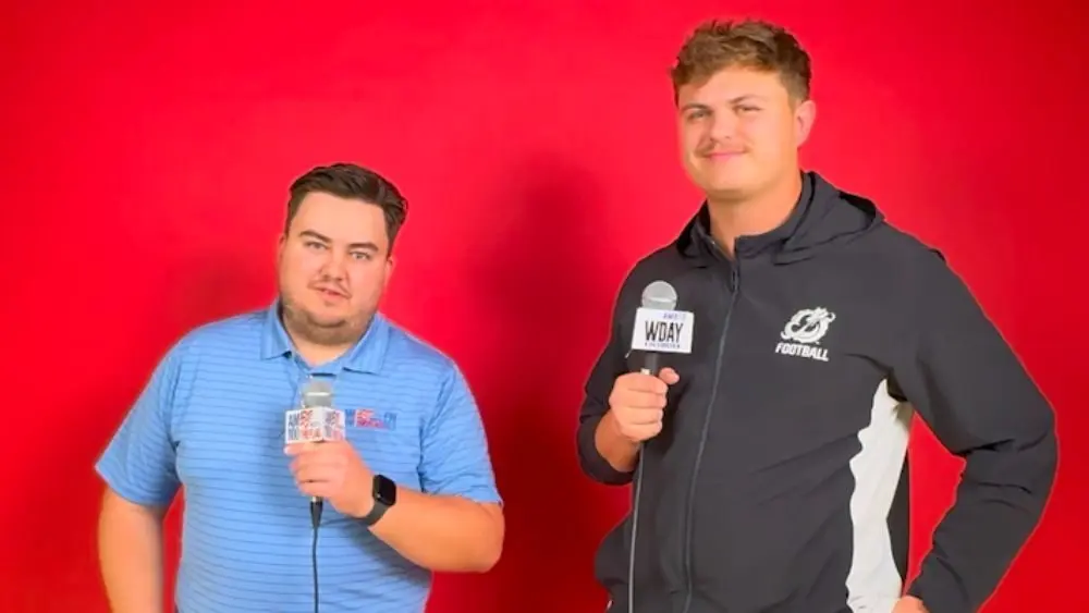 2 guys having a conversation