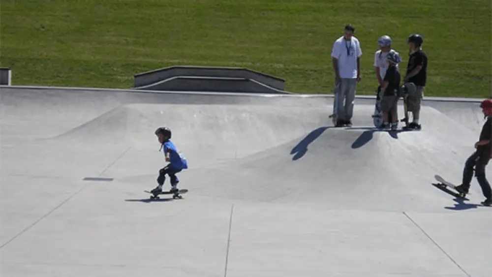 Image of Dike West Park skaters