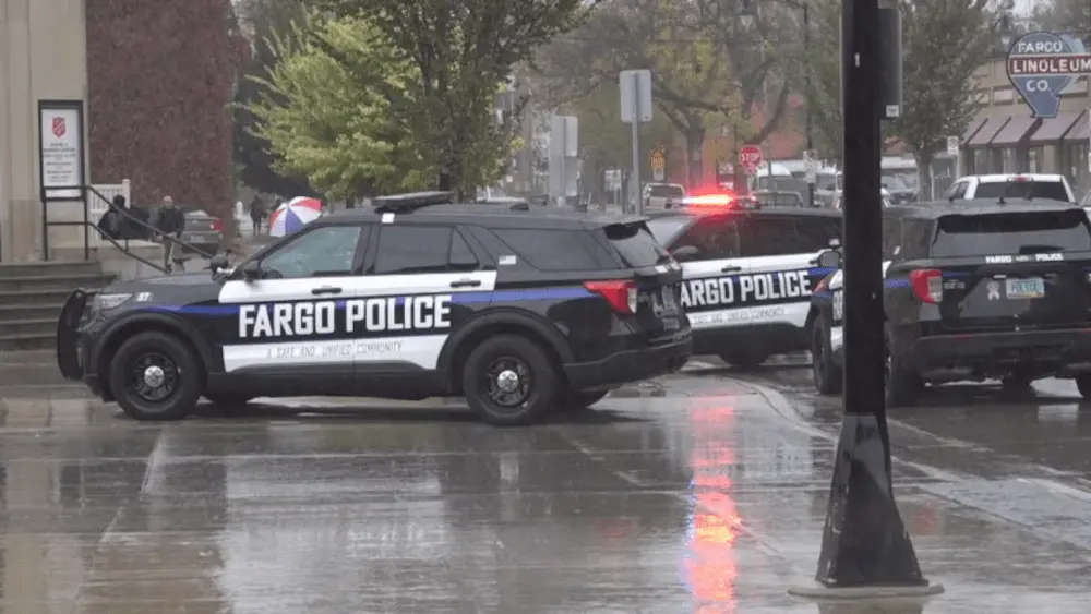 Fargo Police vehicles