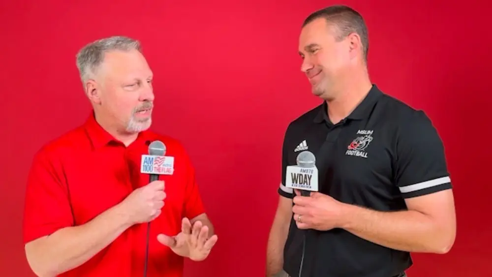 2 guys having a conversation