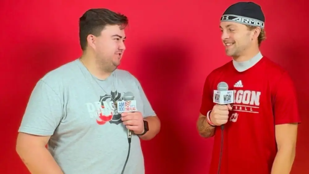 2 guys having a conversation