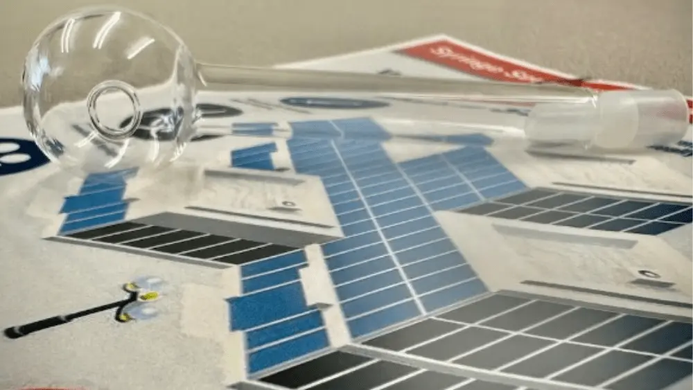 Glass pipe given to drug users by Fargo Cass Public Health