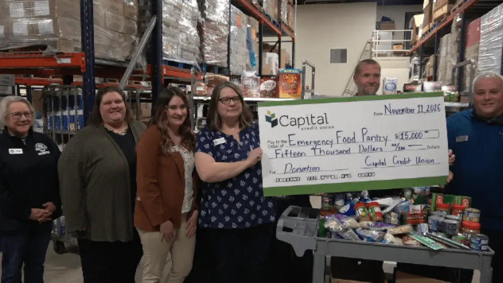 Capital Credit Union donation