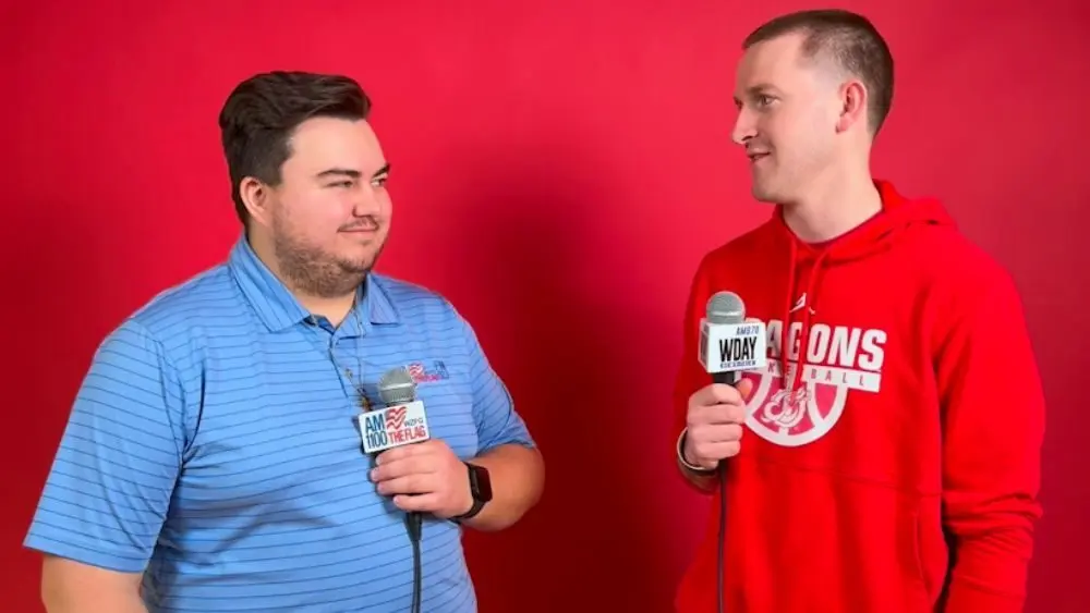 2 guys having a conversation