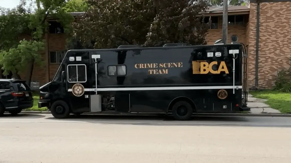 Image of Minnesota BCA Crime Scene Team vehicle