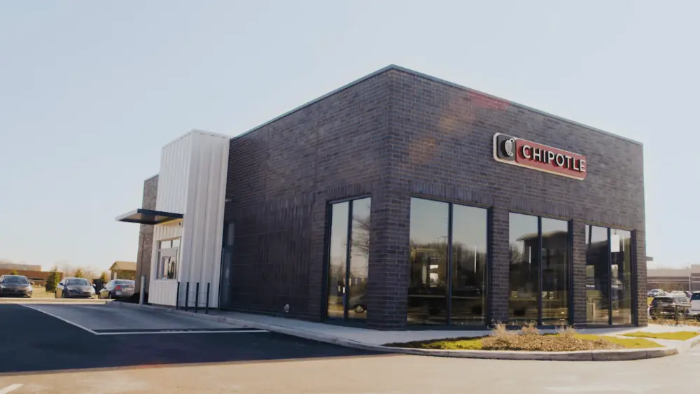 exterior of Chipotle