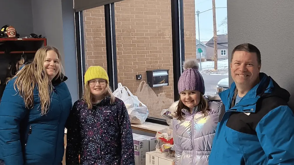 a four person family