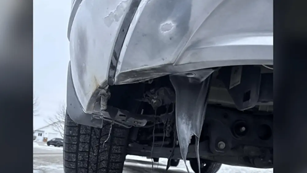 a vehicle's underside