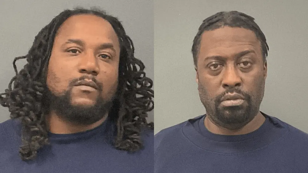 Mugshots of Harold Bowen and Malcolm Parker