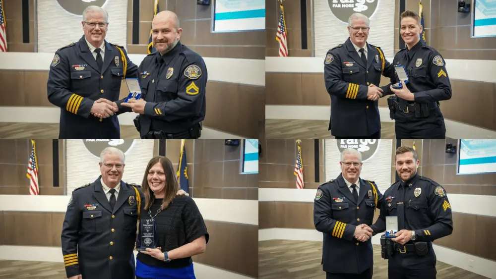 Fargo Police department members