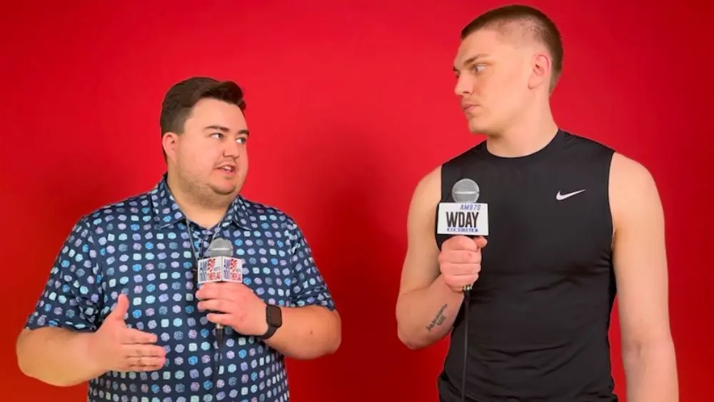 2 guys having a conversation