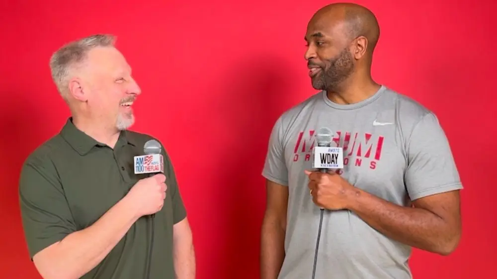 2 guys having a conversation